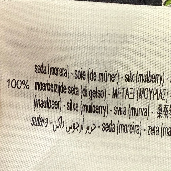 NWT Zara Limited Edition 100% Silk Floral Maxi Dress in Green Multi Sz S - Picture 13 of 16